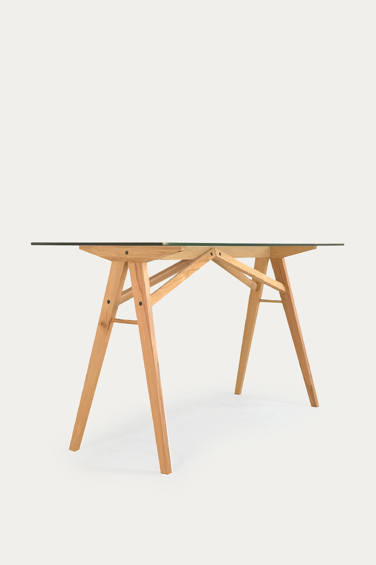 Atelier Masif Kayın Ahşap Çalışma Masası